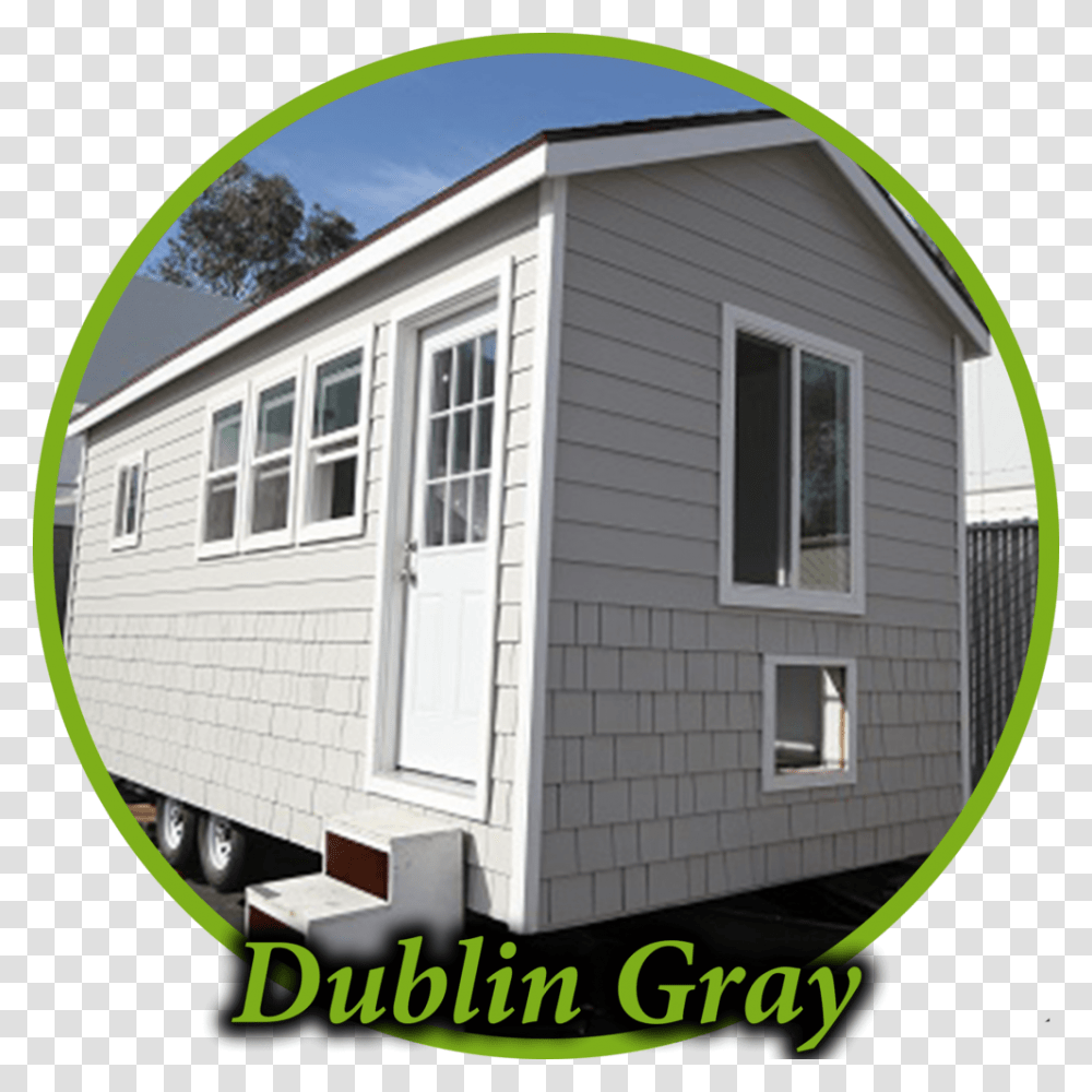 Dublin Gray Circle House, Housing, Building, Mobile Home, Condo Transparent Png