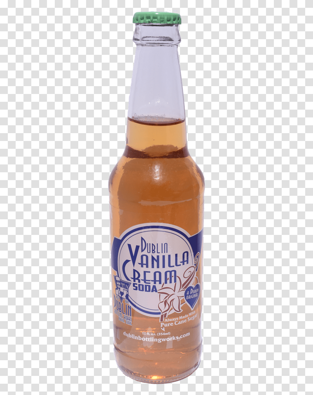 Dublin Vanilla Cream Soda Glass Bottle Case Beer Bottle, Alcohol, Beverage, Drink, Lager Transparent Png