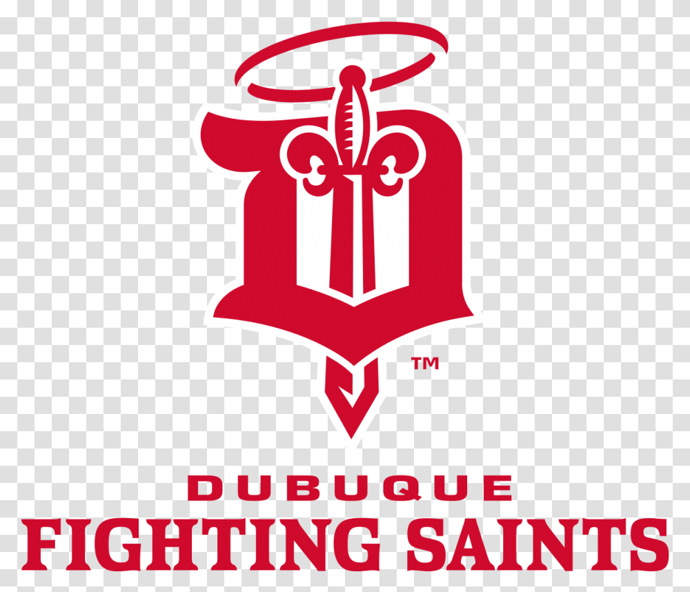 Dubuque Fighting Saints Full Logo Dubuque Fighting Saints Logo, Dynamite, Bomb, Weapon, Weaponry Transparent Png