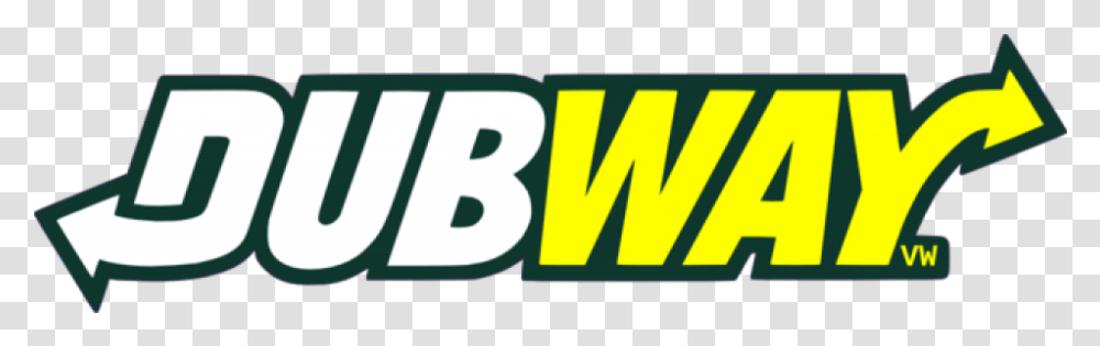 Dubway Printed Green Yellow Amp White Sticker Animation Subway Logo Gif, Word, Trademark Transparent Png