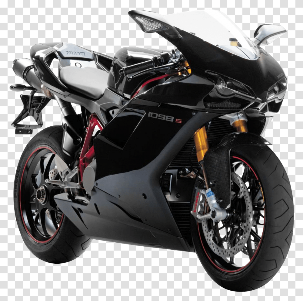 Ducati 1098 Sport Motorcycle Bike Image Yamaha Yzf R125 2019 Black, Vehicle, Transportation, Wheel, Machine Transparent Png