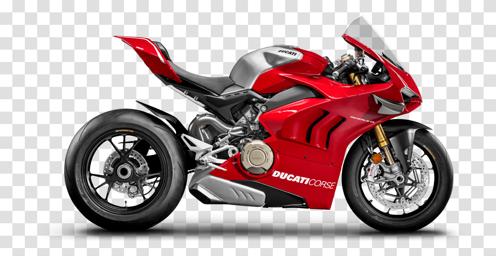 Ducati Panigale V4 R, Motorcycle, Vehicle, Transportation, Wheel Transparent Png