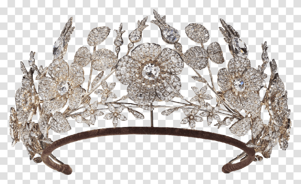 Duchess Of Bedford Tiara, Jewelry, Accessories, Accessory, Diamond Transparent Png