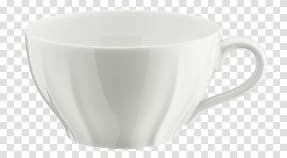 Duchessa White Tea Cup Coffee Cup, Bowl, Bathtub, Mixing Bowl, Porcelain Transparent Png