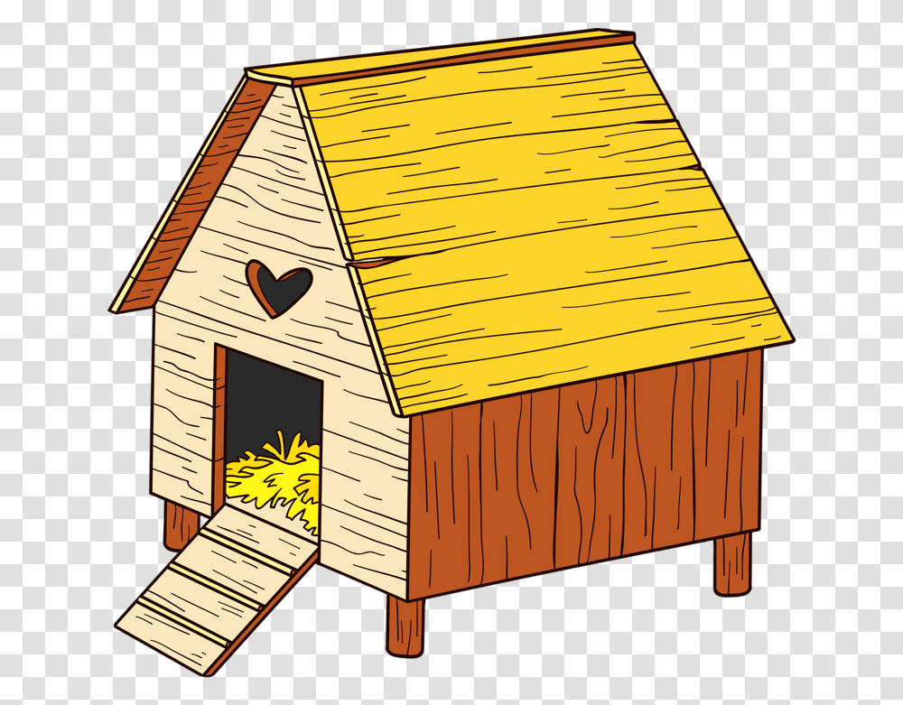 Duck Cute Farm Cartoon Clip Art Pet Chicken House Clipart, Dog House, Den, Kennel, Housing Transparent Png