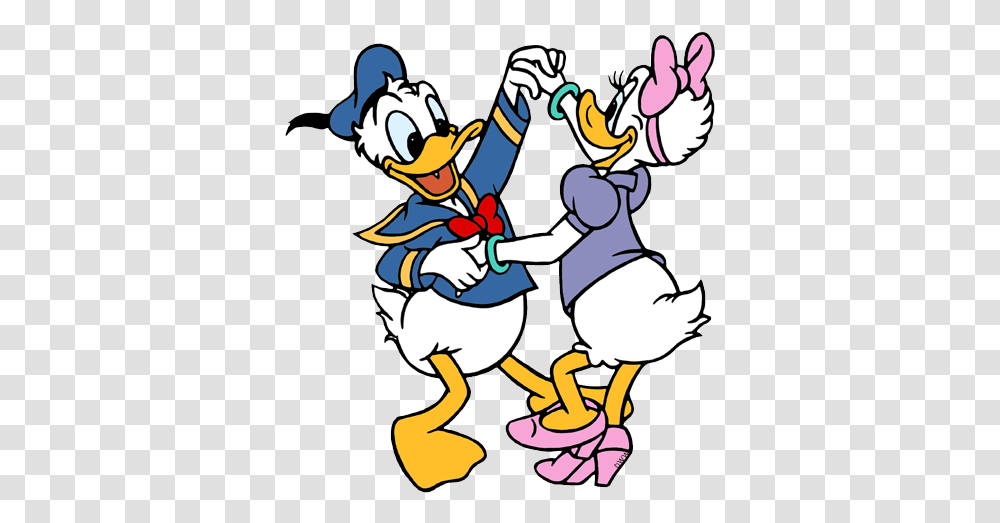 Duck Disney Love Illustration Donald And Daisy Duck, Graphics, Art, Comics, Book Transparent Png