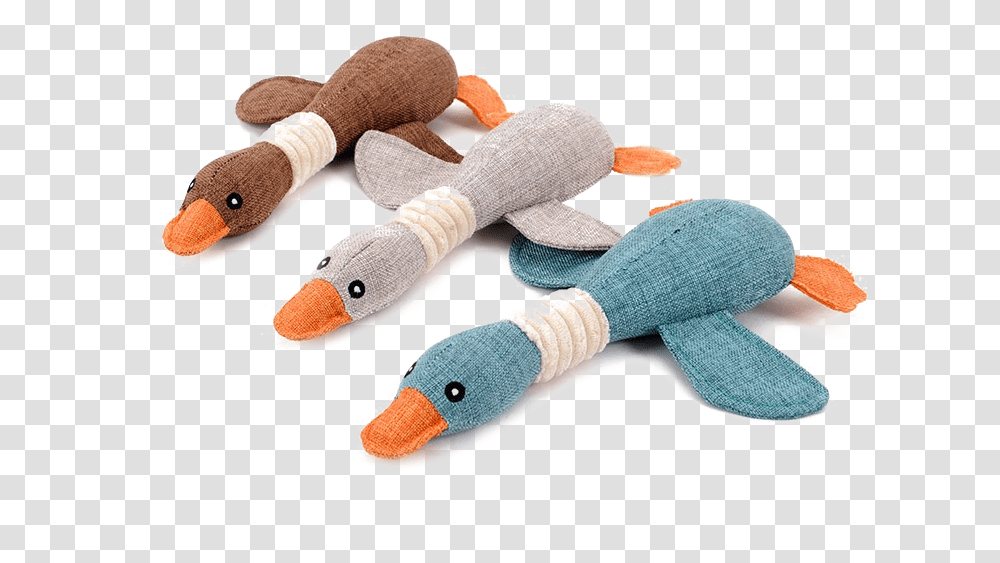 Duck Dog Chew Toy Squeaky Dog Toys, Tool, Person, Human, Plush Transparent Png