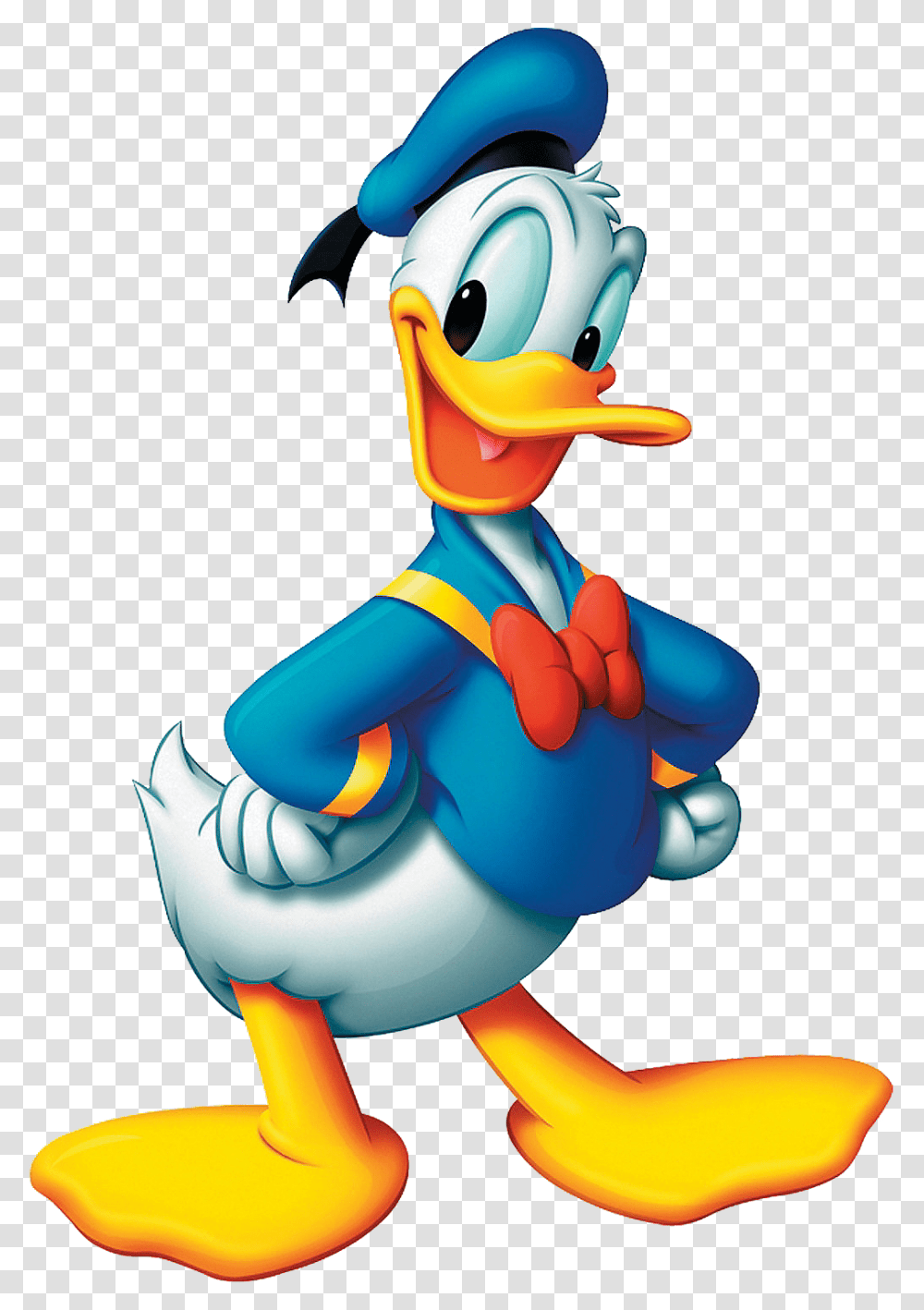 Duck From Mickey Mouse, Toy, Animal, Bird, Waterfowl Transparent Png