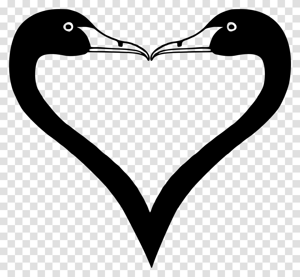 Duck Goose Waterfowl Heart Drawing Duck Heart Drawings, Gray, World Of Warcraft Transparent Png