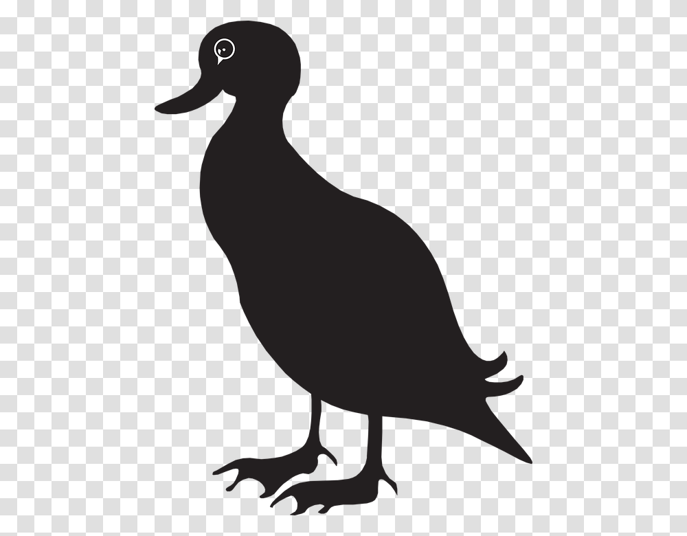Duck Mallard Goose Clip Art, Silhouette, Animal, Bird, Mammal Transparent Png