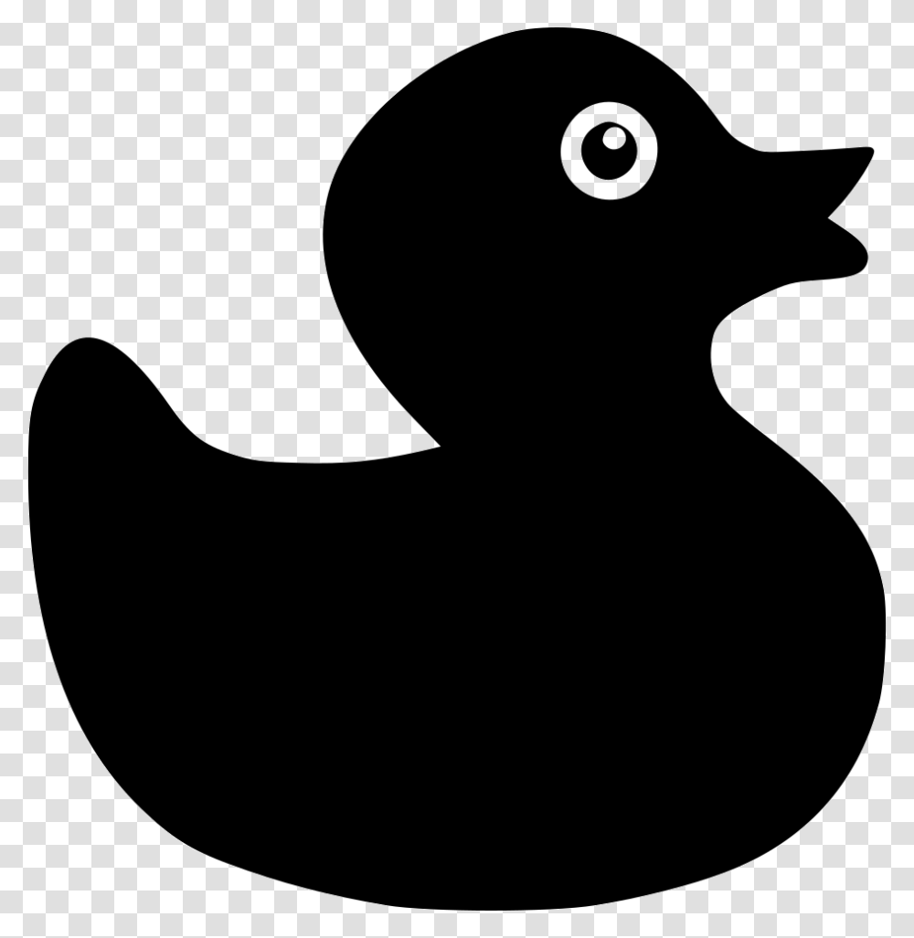 Duck, Silhouette, Bird, Animal, Stencil Transparent Png