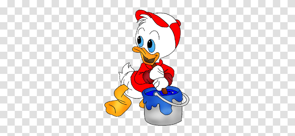 Duck Tales Baby Clip Art, Performer, Mascot, Cleaning, Bucket Transparent Png