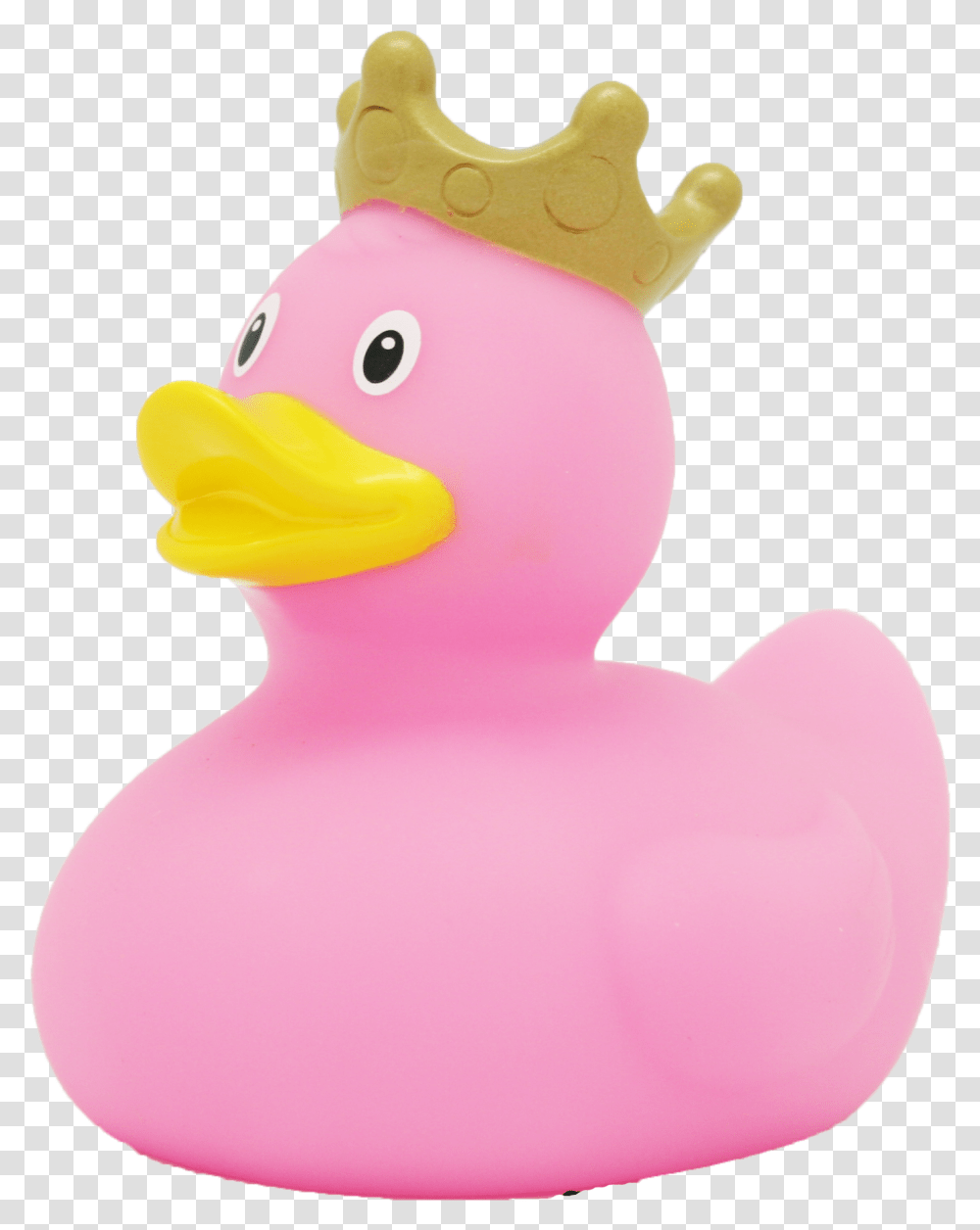Duck With A Crown Rose Design By Lilalu Duck Pink, Snowman, Winter, Outdoors, Nature Transparent Png