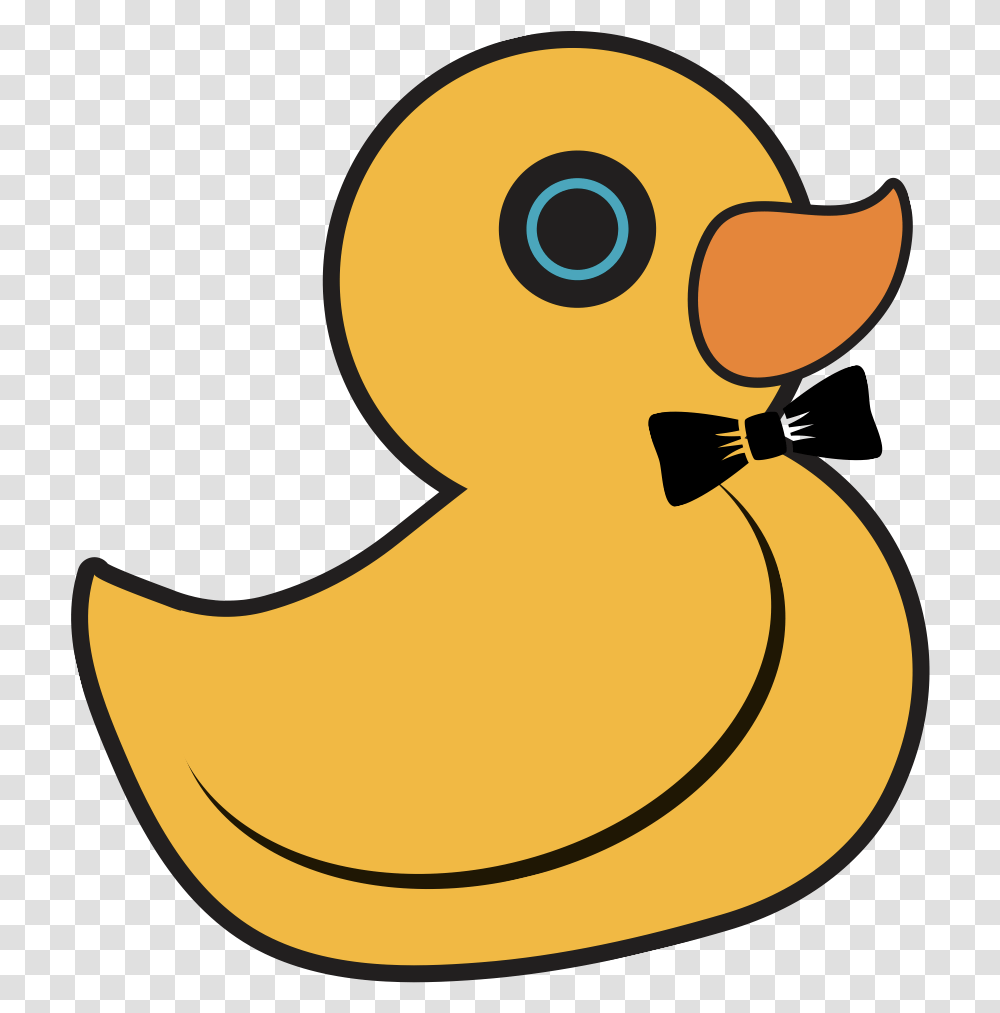 Duck With Bow Tie, Bird, Animal, Fowl, Poultry Transparent Png