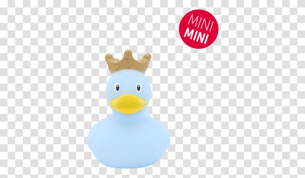 Duck With Crown On Head Rubber, Snowman, Outdoors, Nature, Figurine Transparent Png