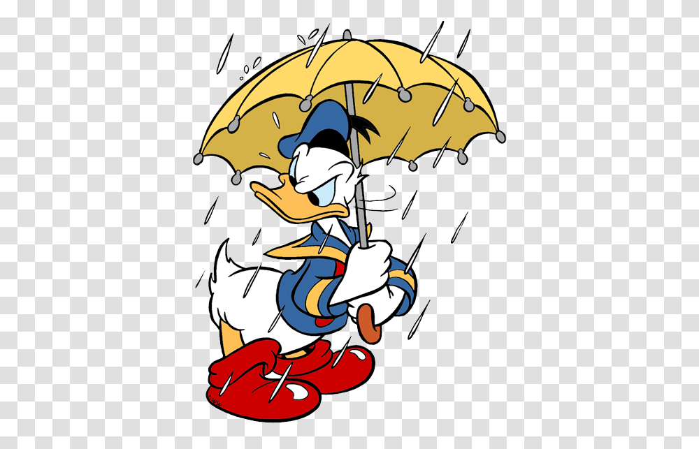 Duck With Umbrella Clipart Clip Art Images, Book, Canopy Transparent Png