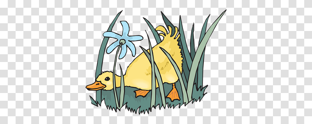 Duckling Nature, Plant, Painting Transparent Png