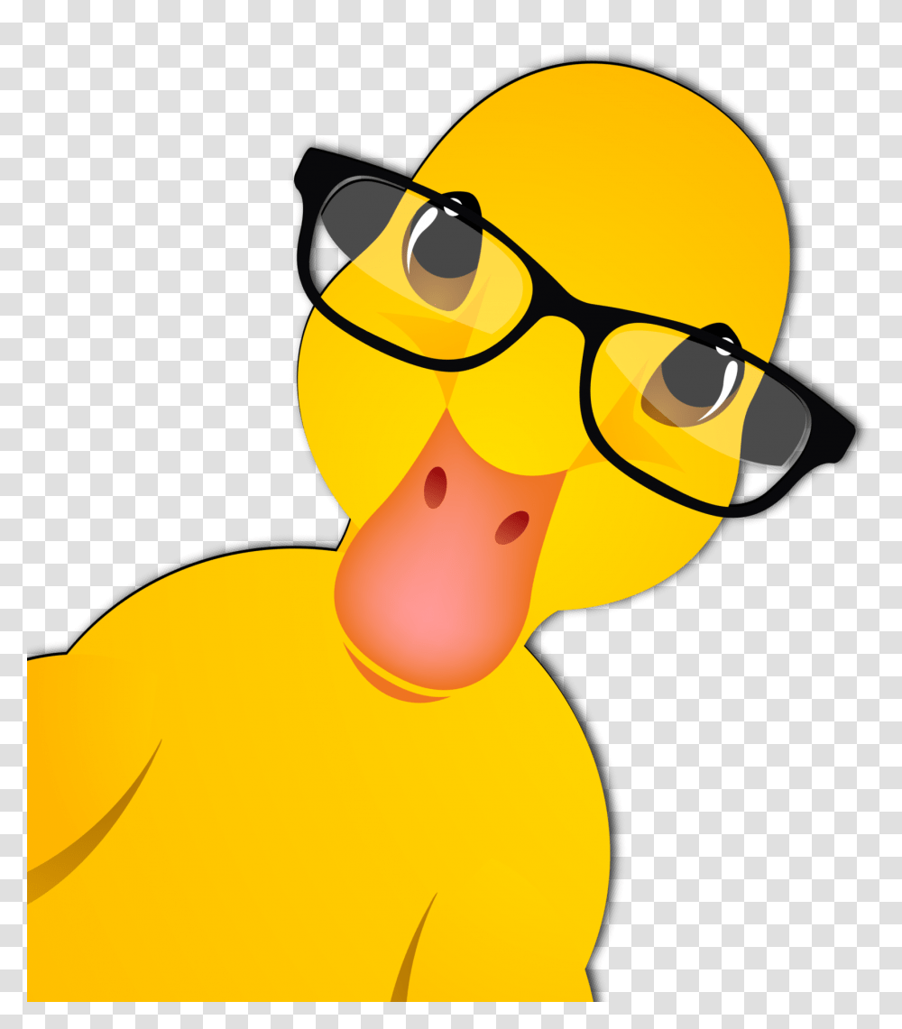 Duckling Clipart Yellow Thing, Beak, Bird, Animal, Sunglasses Transparent Png