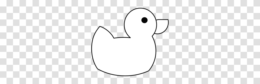 Duckling Outline, Animal, Bird, Snowman, Winter Transparent Png