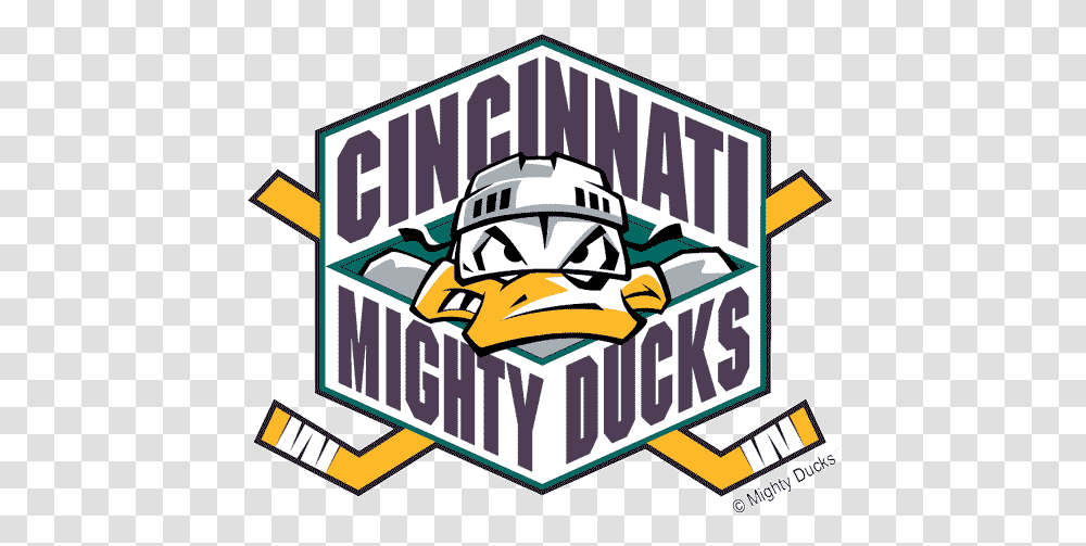 Ducks Hockey Logos Cincinnati Mighty Ducks Ducks Cincinnati Logo, Label, Text, Word, Symbol Transparent Png