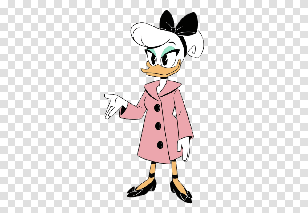 Ducktales Daisy Duck Image Ducktales 2017 Season, Clothing, Apparel, Coat, Overcoat Transparent Png
