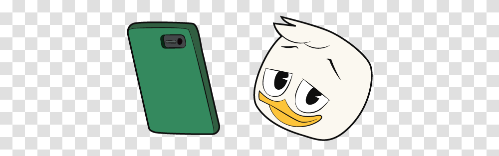 Ducktales Louie Duck And Phone Disney Cartoons Phone Ducktales, Mobile Phone, Electronics, Cell Phone, Angry Birds Transparent Png