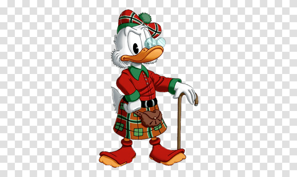 Ducktales Mcscrooge Scottish Outfit Stickpng Cloud Guru Instance Type, Cane, Person, Human, Mascot Transparent Png