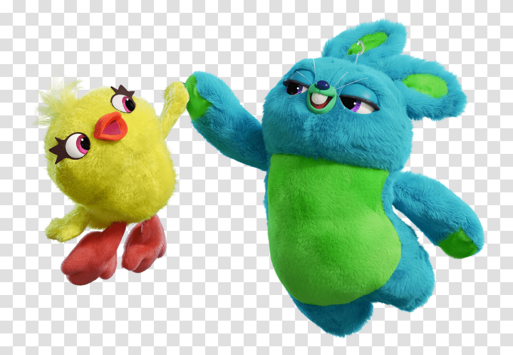 Ducky And Bunny, Toy, Plush, Pac Man Transparent Png