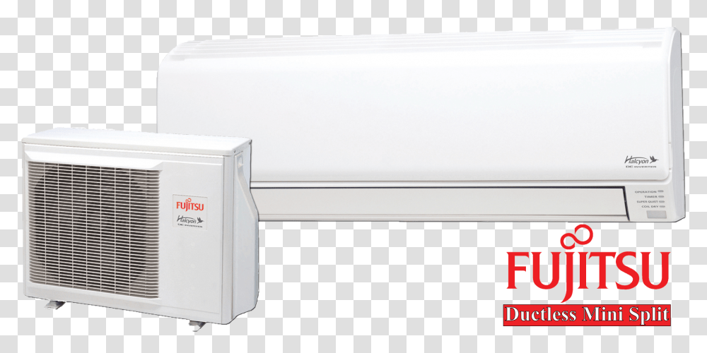 Ductless Split System Fujitsu, Air Conditioner, Appliance, Machine Transparent Png