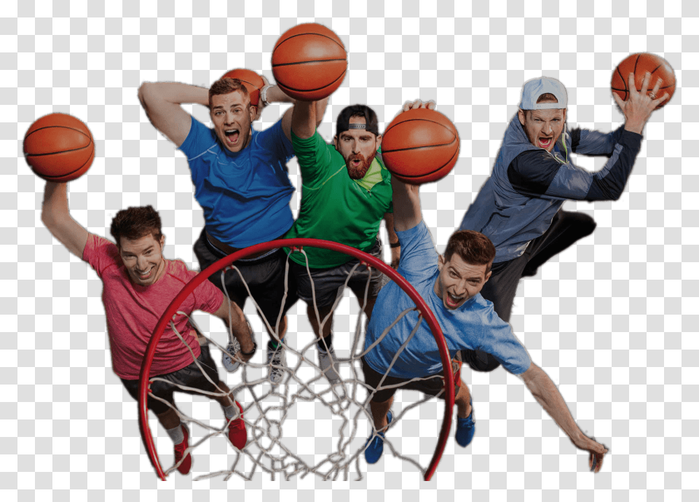 Dude Perfect Basketball Dude Perfect No Background, People, Person, Human, Team Sport Transparent Png