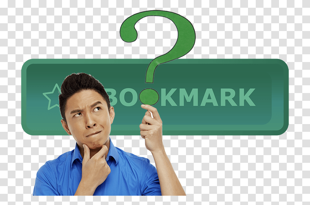Dude Questioning How To Bookmark Sign, Person, Alphabet, Hand Transparent Png