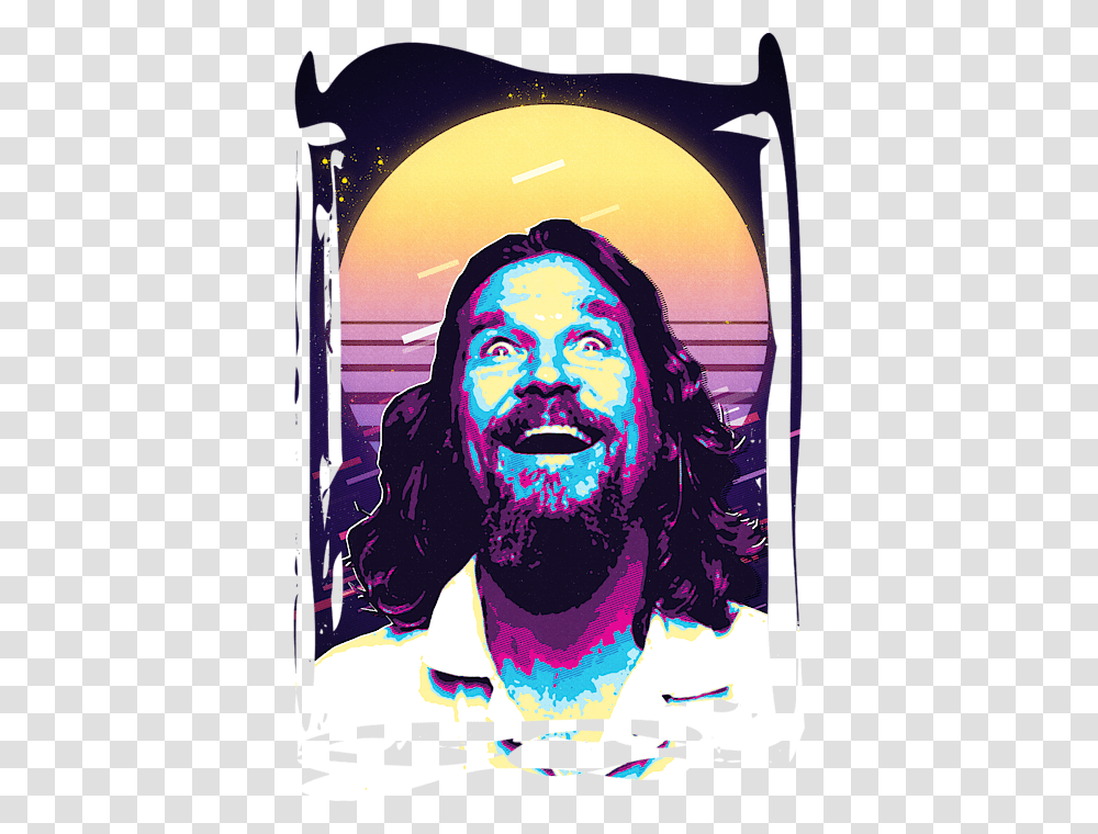 Dude The Big Lebowski Art, Person, Advertisement, Poster, Interior Design Transparent Png