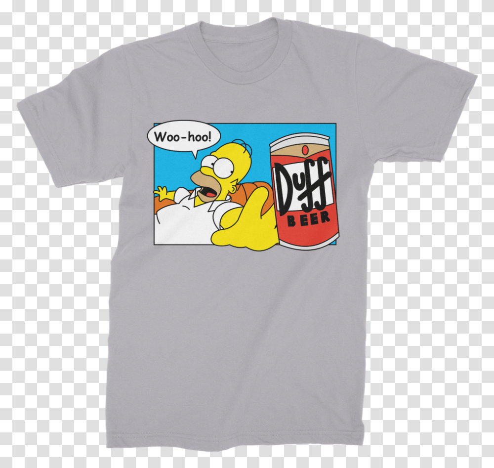 Duff Beer 2 Premium Jersey Men's T Shirt Homer Simpson Birra Duff, Apparel, T-Shirt Transparent Png