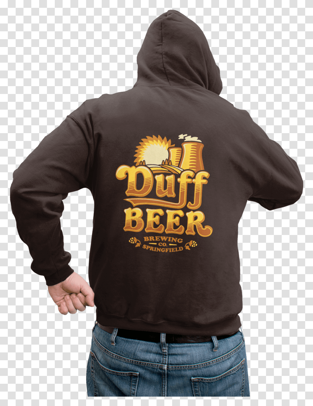 Duff Beer Hoodie, Apparel, Sweatshirt, Sweater Transparent Png