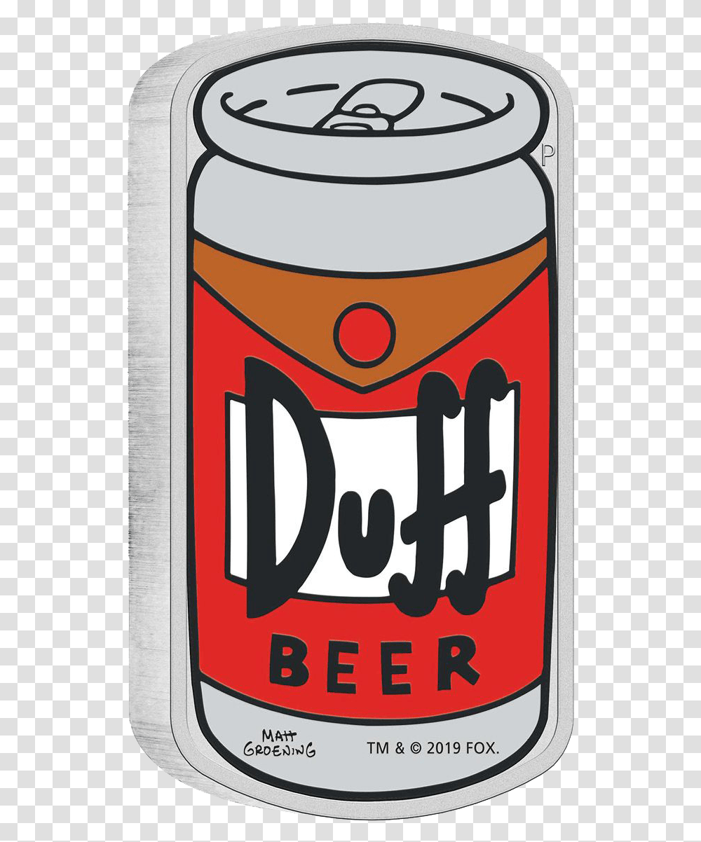 Duff Beer Simpsons, Label, Beverage, Alcohol Transparent Png