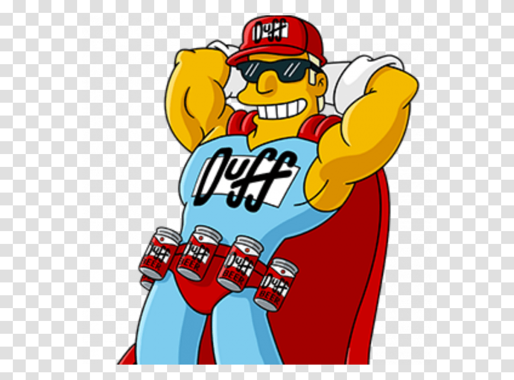 Duff Beer Transaparent Background Clipart Duffman Duff Duffman The Simpsons, Crowd, Arm, Hand Transparent Png
