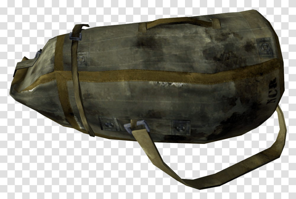 Duffle Bag New Vegas Survivalist Cache, Vehicle, Transportation, Aircraft, Airship Transparent Png