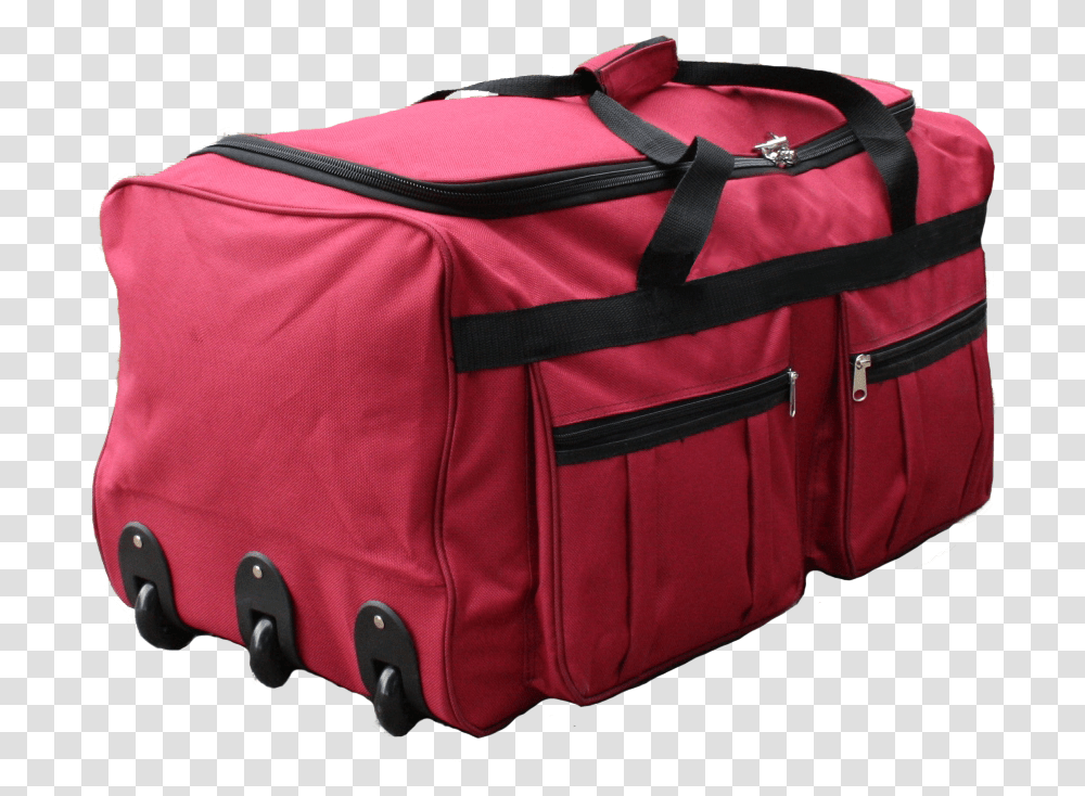 Duffle Bag With Wheels, Tote Bag, Luggage, Handbag, Accessories Transparent Png