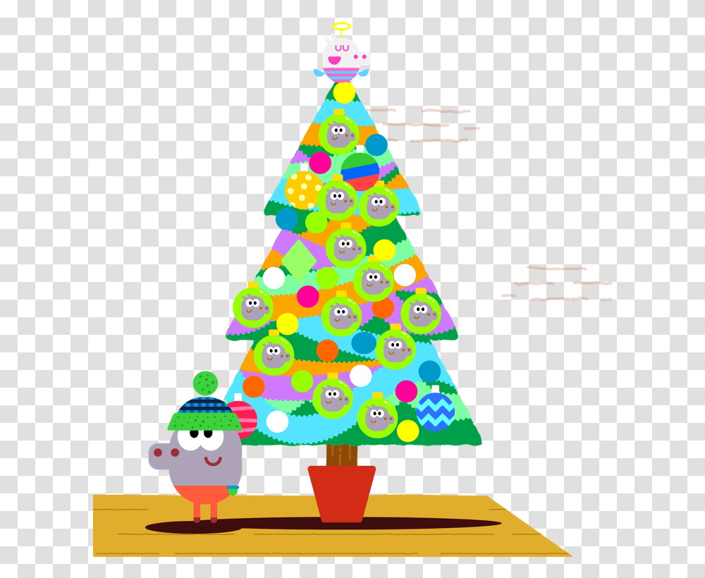 Duggee Christmas App Store Story Christmas Tree, Plant, Ornament, Graphics, Art Transparent Png