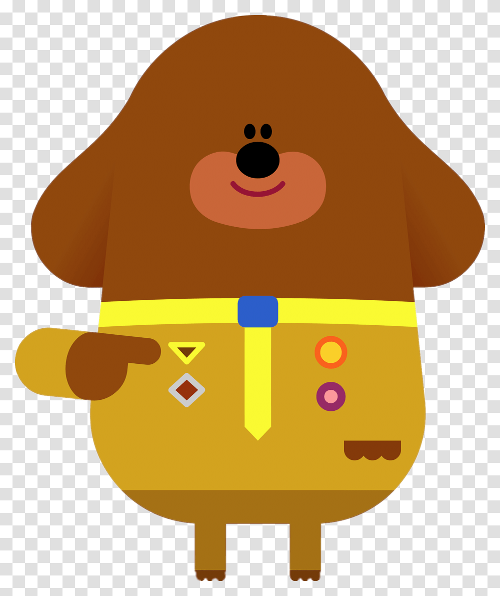 Duggee Pointing At Himself Transparent Png