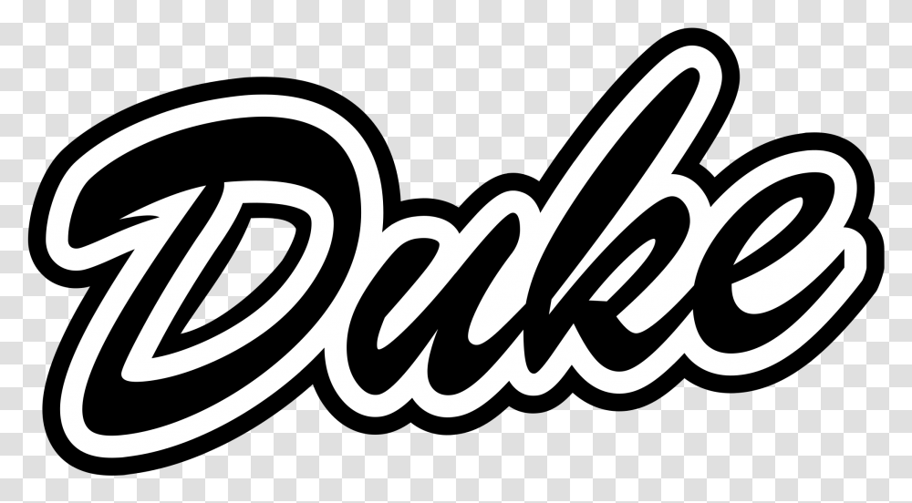 Duke Blue Devils Black And White, Dynamite, Logo Transparent Png