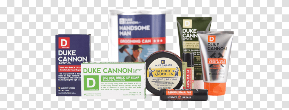 Duke Cannon Products, Label, Person, Bottle Transparent Png