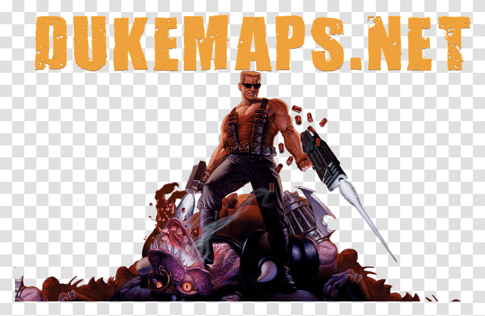 Duke Nukem Sticker, Person, Human, Poster, Advertisement Transparent Png