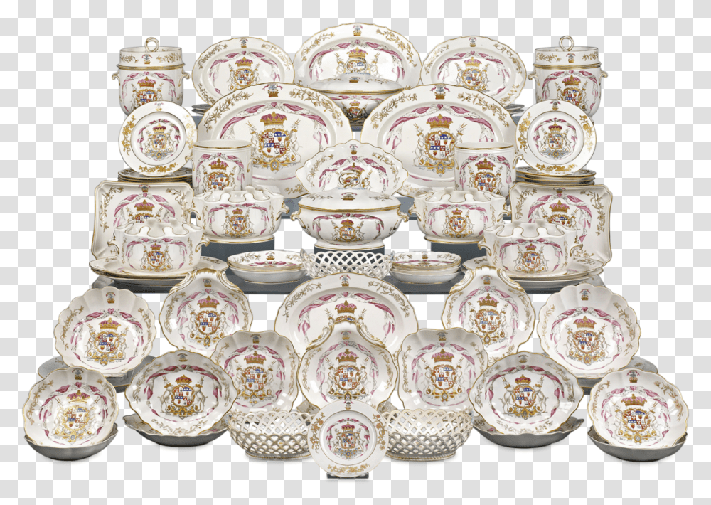 Duke Of Hamilton Porcelain Service By Derby And Duesbury Cupcake, Pottery, Ice Cream, Food Transparent Png