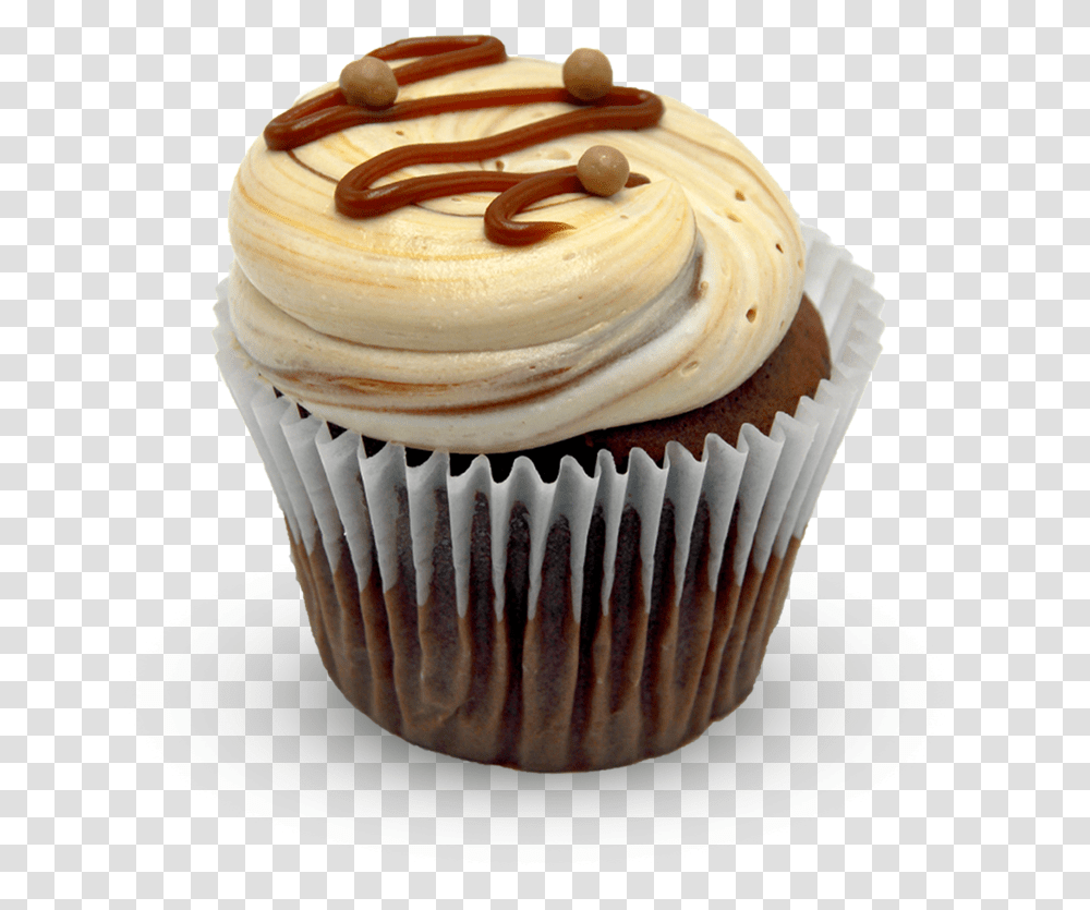 Dulce De Leche Cupcakes Cupcake, Cream, Dessert, Food, Creme Transparent Png