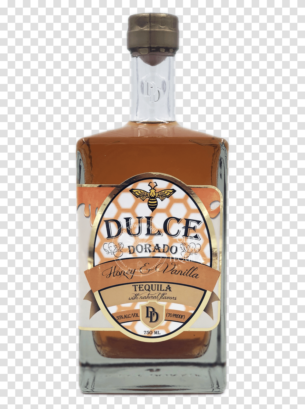 Dulce Dorado Honey And Vanilla Tequila 750ml Vanilla Tequila, Liquor, Alcohol, Beverage, Drink Transparent Png