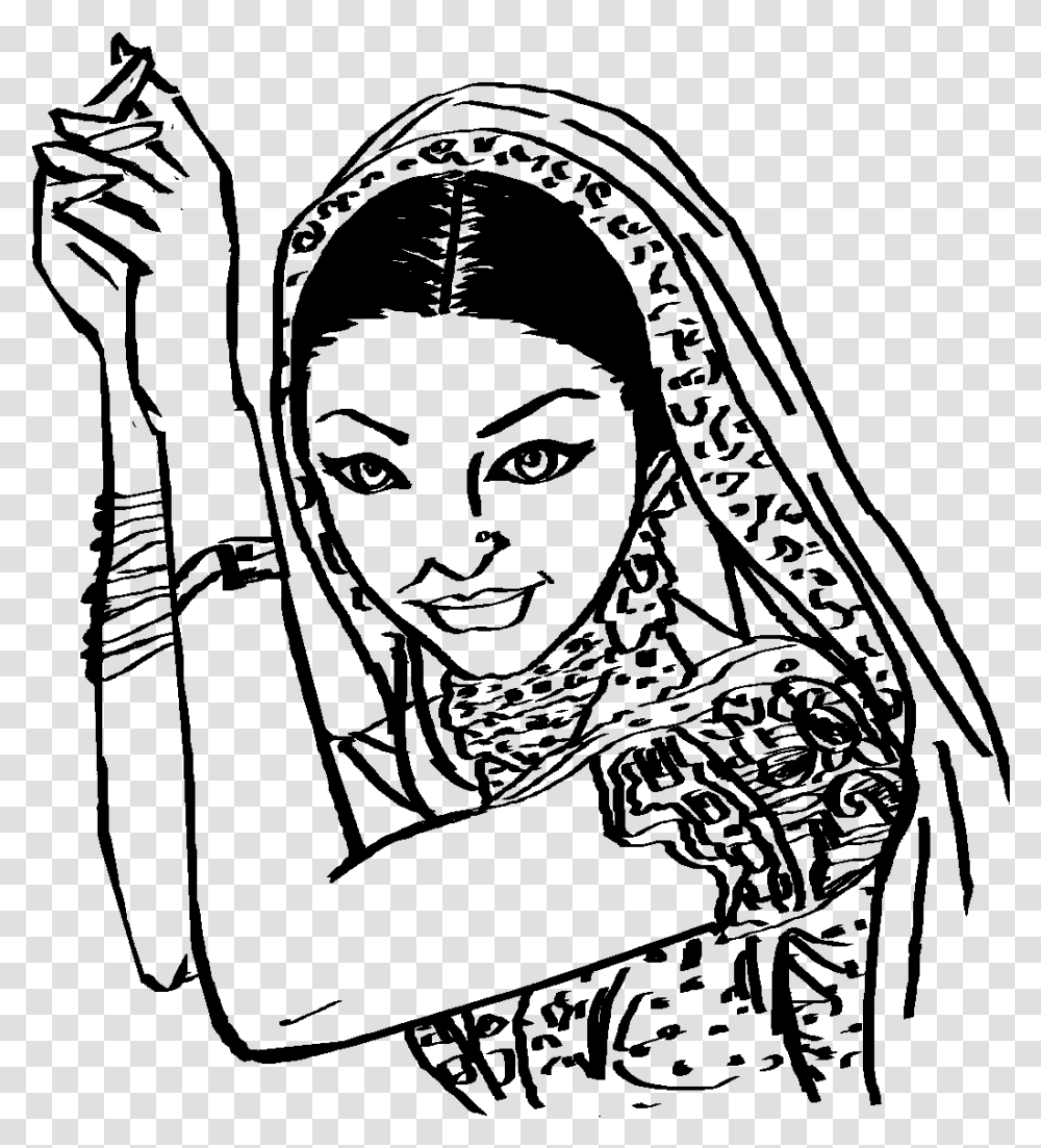 Dulhan Clipart Black And White, Gray, World Of Warcraft Transparent Png