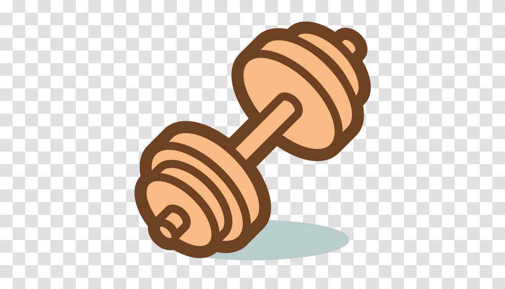 Dumbbell Fitness Gym Icon With And Vector Format For Free, Rattle, Hammer, Tool, Yarn Transparent Png