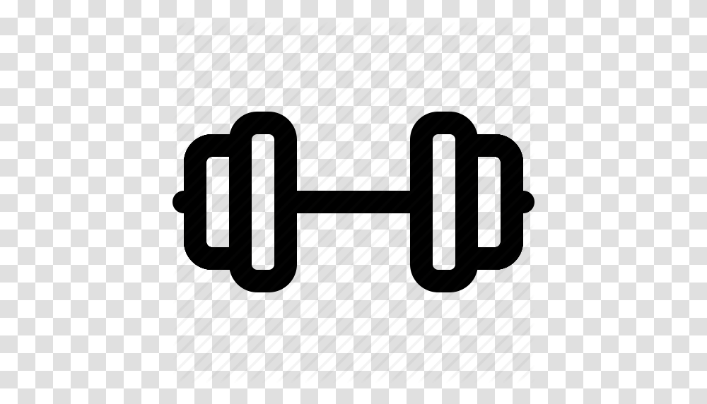 Dumbbell Fitness Muscle Weight Lifting Icon, Buckle Transparent Png