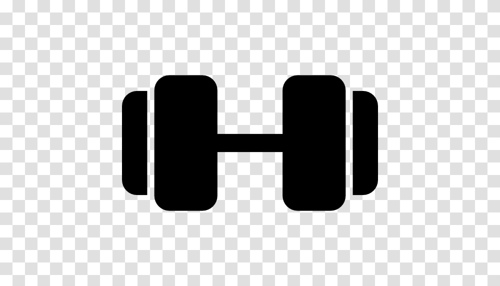 Dumbbell Flat Icon, Stencil, Hammer Transparent Png